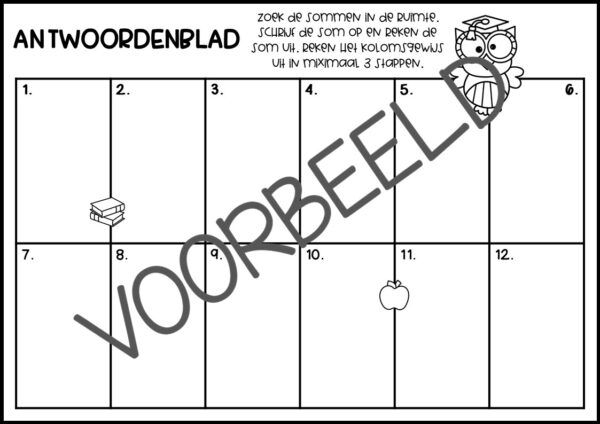 REKENEN IN DE RUIMTE WIG 5 GROEP 8 BLOK 9 STAARTDELINGEN - Afbeelding 4