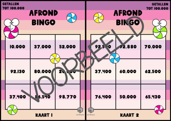 AFROND BINGO: TOT 100.000 - Afbeelding 2