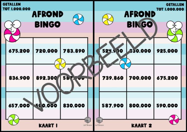 AFROND BINGO: TOT 1.000.000 - Afbeelding 2