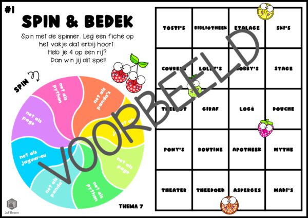 TAAL ACTIEF 5 SPELLING SPIN & BEDEK GROEP 6 THEMA 7 - Afbeelding 2