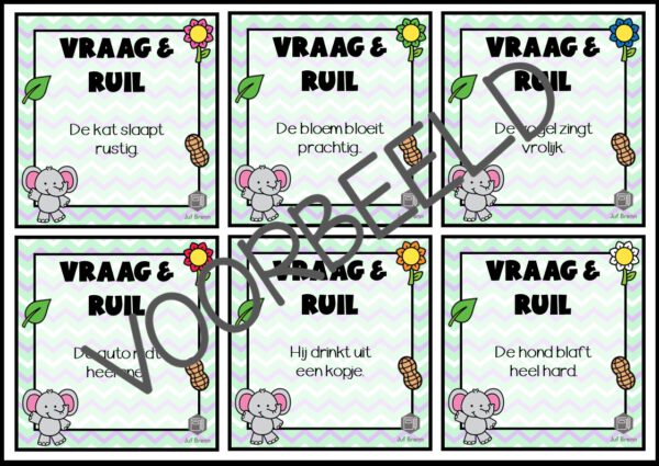 VRAAG & RUIL: ZELFSTANDIG NAAMWOORD NIVEAU 1 - Afbeelding 2