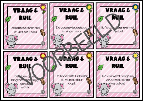 VRAAG & RUIL: WERKWOORD NIVEAU 2 - Afbeelding 2