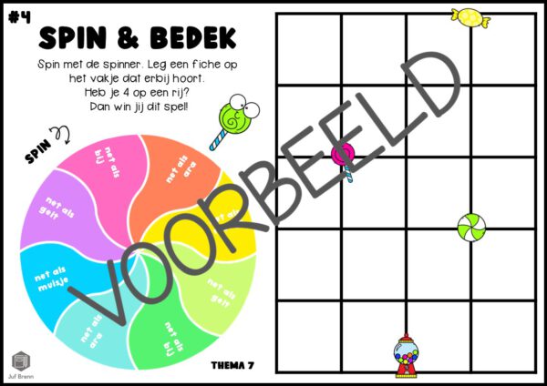 TAAL ACTIEF 5 SPELLING SPIN & BEDEK GROEP 4 THEMA 7 - Afbeelding 3