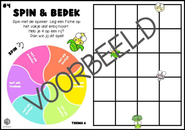 TAAL ACTIEF 5 SPELLING SPIN & BEDEK GROEP 4 THEMA 6 - Afbeelding 3
