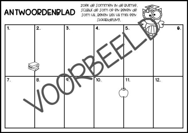 REKENEN IN DE RUIMTE WIG 5 GROEP 8 BLOK 9 STAARTDELINGEN - Afbeelding 3