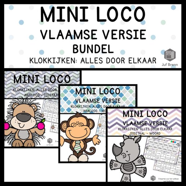 MINI LOCO: KLOKKIJKEN ALLES DOOR ELKAAR VLAAMSE VERSIE