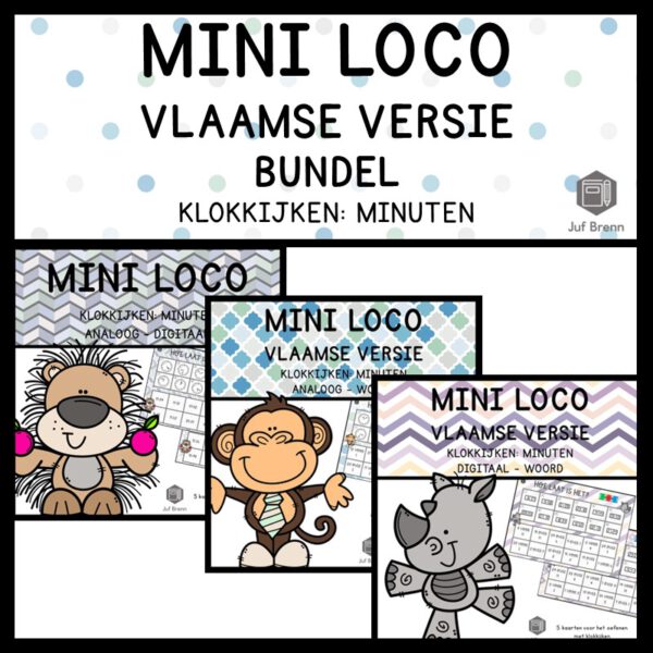 MINI LOCO: KLOKKIJKEN MINUTEN VLAAMSE VERSIE