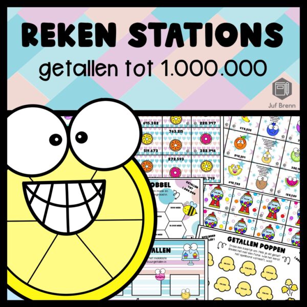 REKEN STATIONS GETALLEN TOT 1.000.000