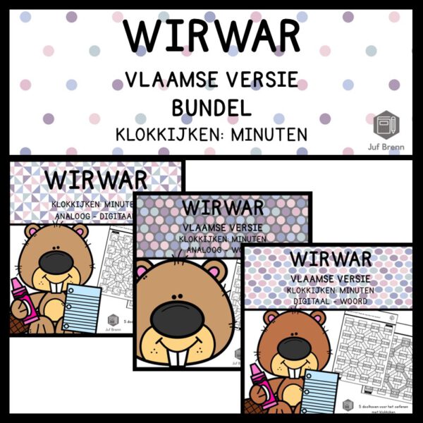 WIRWAR: BUNDEL KLOKKIJKEN MINUTEN VLAAMSE VERSIE