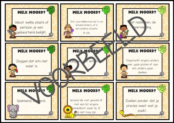 TAAL ACTIEF VERSIE 5 WOORDEN HOP GROEP 7 THEMA 8 - Afbeelding 4
