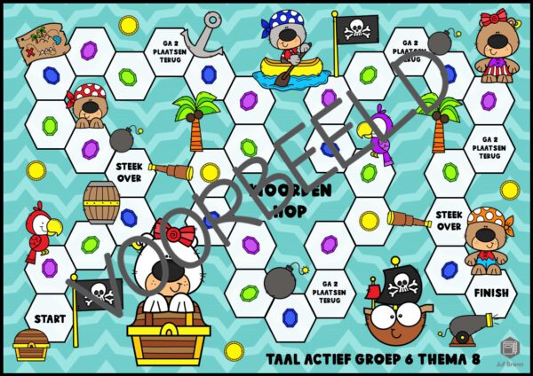 TAAL ACTIEF VERSIE 5 WOORDEN HOP GROEP 6 THEMA 8 - Afbeelding 2