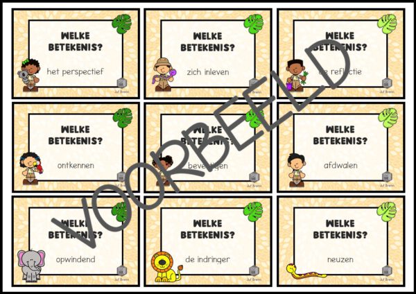 TAAL ACTIEF VERSIE 5 WOORDEN HOP GROEP 7 THEMA 8 - Afbeelding 3