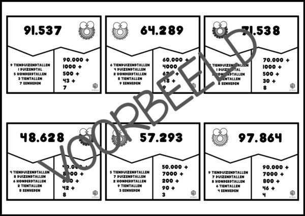 GETALLEN PUZZELS TOT 100.000 - Afbeelding 3