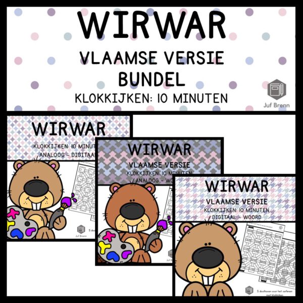 WIRWAR: BUNDEL KLOKKIJKEN 10 MINUTEN VLAAMSE VERSIE
