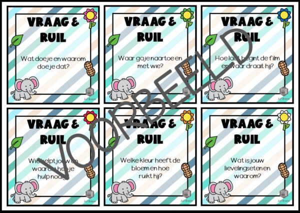 VRAAG & RUIL: VRAAGWOORD NIVEAU 2 - Afbeelding 2
