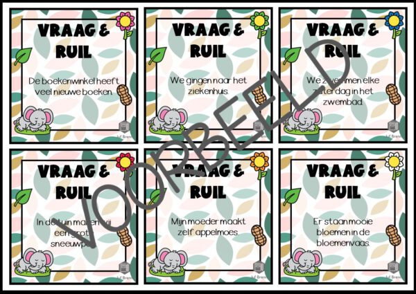 VRAAG & RUIL: SAMENSTELLING NIVEAU 1 - Afbeelding 2
