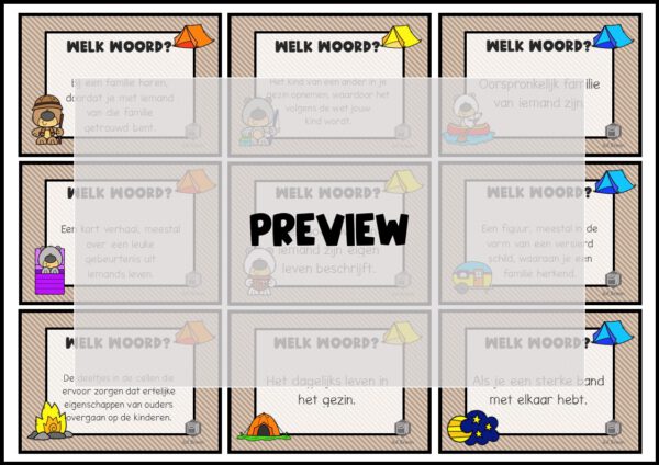 STAAL 1 WOORDEN HOP GROEP 7 THEMA FAMILIE - Afbeelding 4