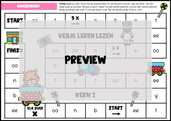 LEESSPELLEN VEILIG LEREN LEZEN KIM KERN 2 - Afbeelding 3