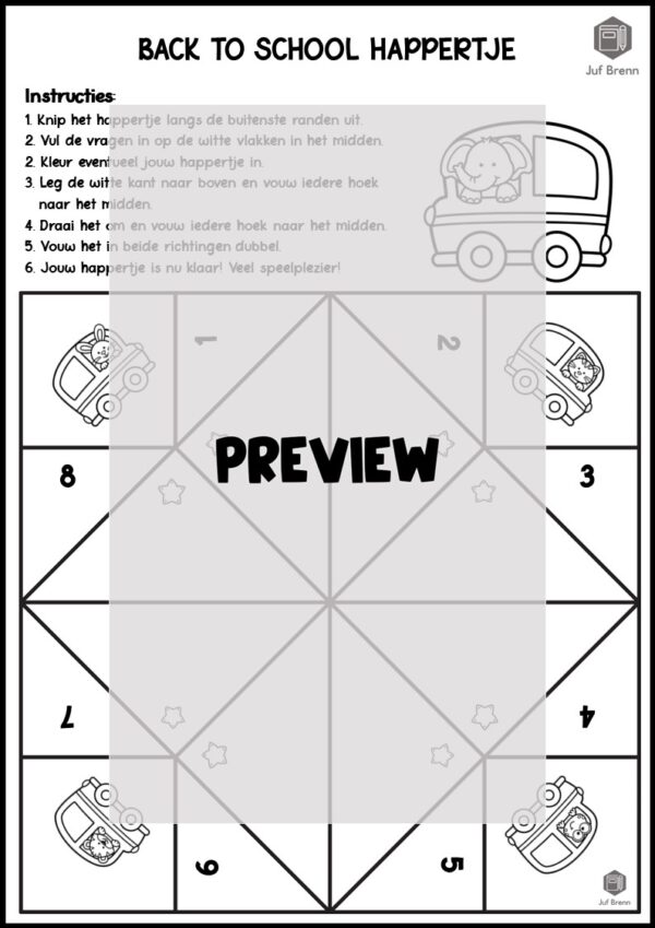 HAPPERTJES BACK TO SCHOOL GROEPSVORMING CREATE YOUR OWN - Afbeelding 2