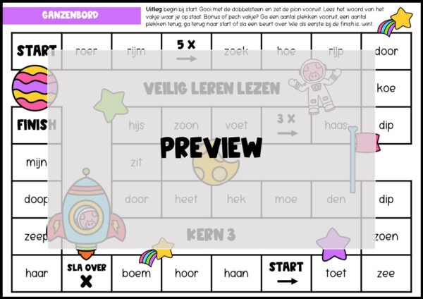 LEESSPELLEN VEILIG LEREN LEZEN KIM KERN 3 - Afbeelding 5