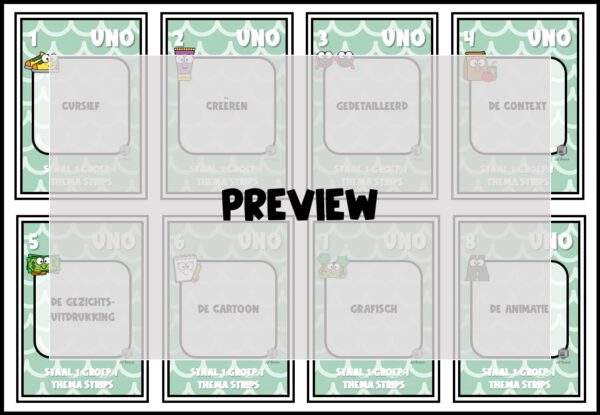 STAAL 1 UNO GROEP 7 THEMA STRIPS - Afbeelding 2
