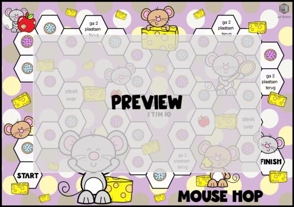 MOUSE HOP: DEELTAFELS 1 TOT 10 - Afbeelding 2