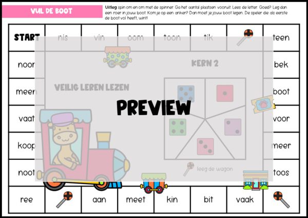 LEESSPELLEN VEILIG LEREN LEZEN KIM KERN 2 - Afbeelding 9