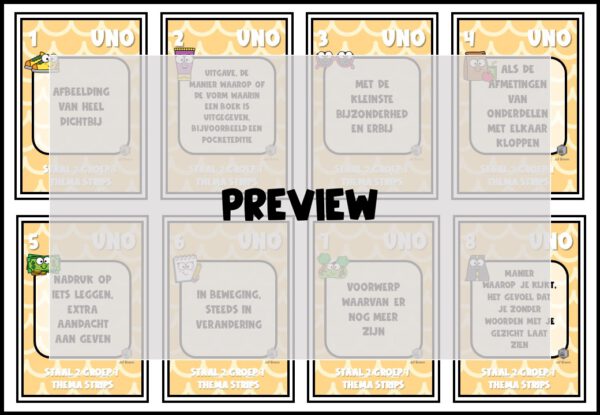 STAAL 2 UNO GROEP 7 THEMA STRIPS - Afbeelding 2