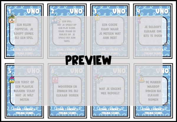 STAAL 1 UNO GROEP 4 THEMA START - Afbeelding 3