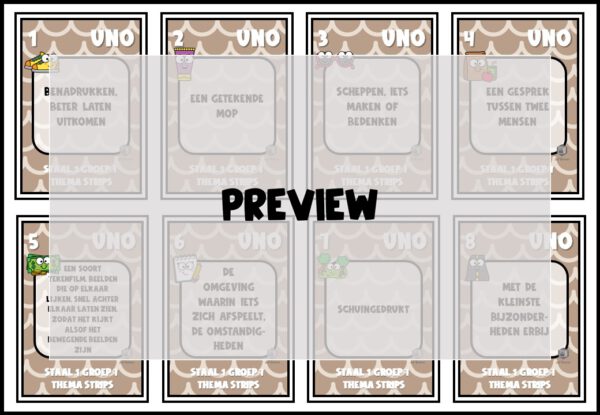 STAAL 1 UNO GROEP 7 THEMA STRIPS - Afbeelding 3