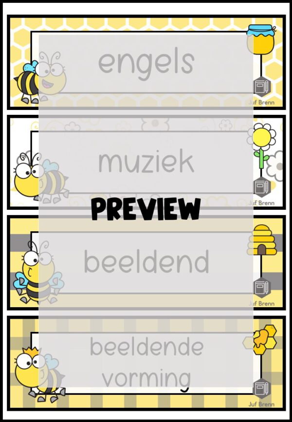 DAGRITMEKAARTEN THEMA BIJEN - Afbeelding 3