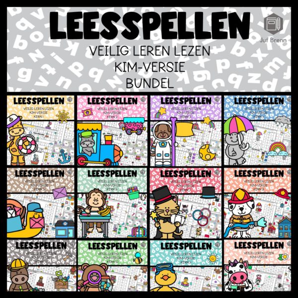 LEESSPELLEN VEILIG LEREN LEZEN KIM BUNDEL