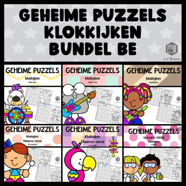 GEHEIME PUZZELS KLOKKIJKEN VLAAMSE BUNDEL