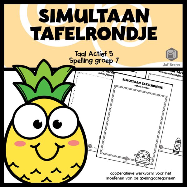 TAAL ACTIEF SPELLING SIMULTAAN TAFELRONDJE GROEP 8