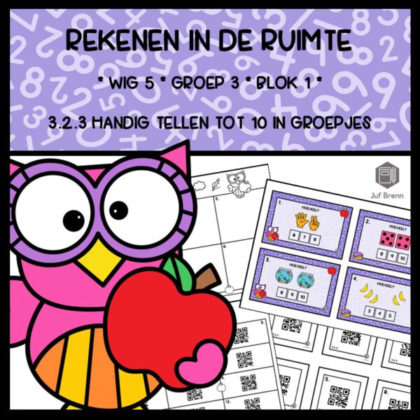 REKENEN IN DE RUIMTE WIG 5 GROEP 3 BLOK 1 HANDIG TELLEN TOT 10