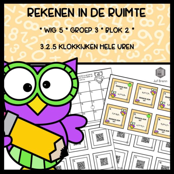 REKENEN IN DE RUIMTE WIG 5 GROEP 3 BLOK 2 KLOKKIJKEN