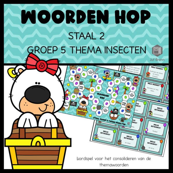 STAAL 2 WOORDEN HOP GROEP 5 THEMA INSECTEN