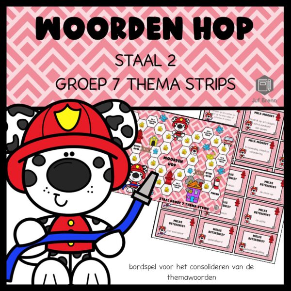 STAAL 2 WOORDEN HOP GROEP 7 THEMA STRIPS