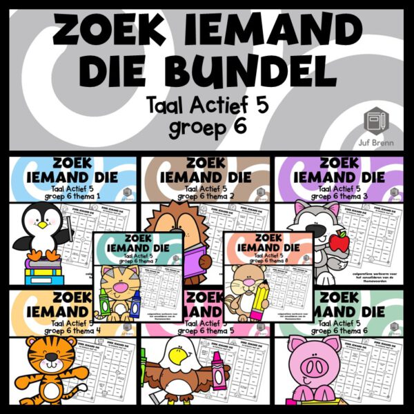 TAAL ACTIEF 5 WOORDENSCHAT ZOEK IEMAND DIE BUNDEL GROEP 6