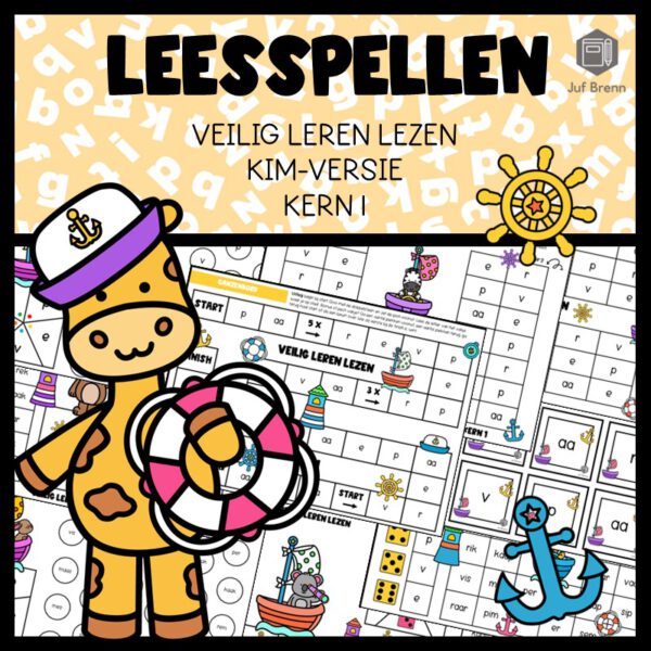 LEESSPELLEN VEILIG LEREN LEZEN KIM KERN 1
