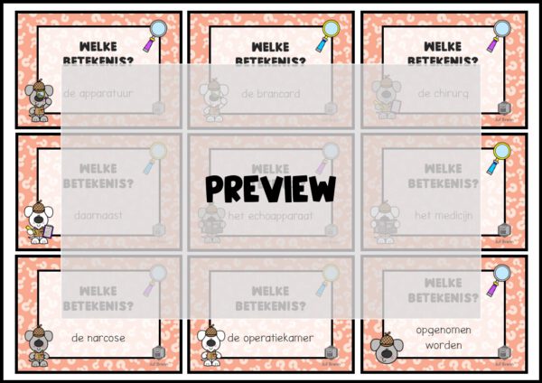 STAAL 2 WOORDEN HOP GROEP 5 THEMA ZIEKENHUIS - Afbeelding 3