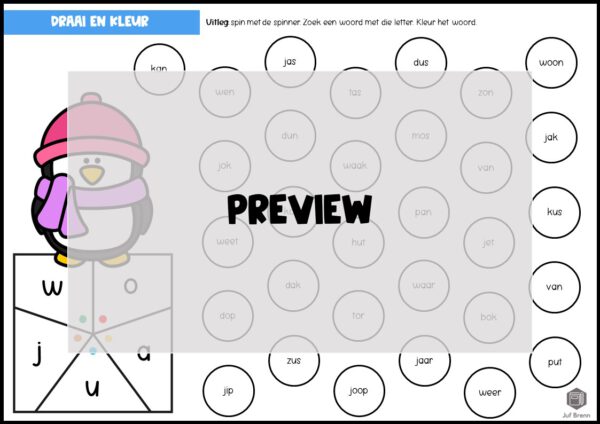 LEESSPELLEN VEILIG LEREN LEZEN KIM KERN 4 - Afbeelding 8
