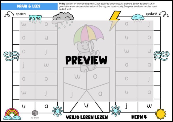 LEESSPELLEN VEILIG LEREN LEZEN KIM KERN 4 - Afbeelding 2