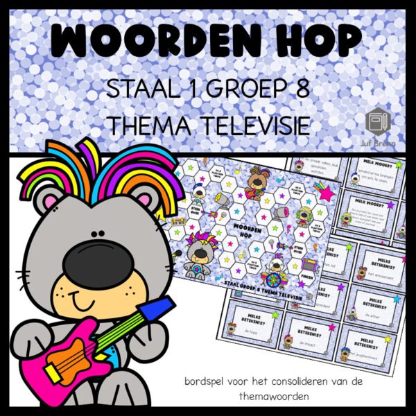 STAAL 1 WOORDEN HOP GROEP 8 THEMA TELEVISIE