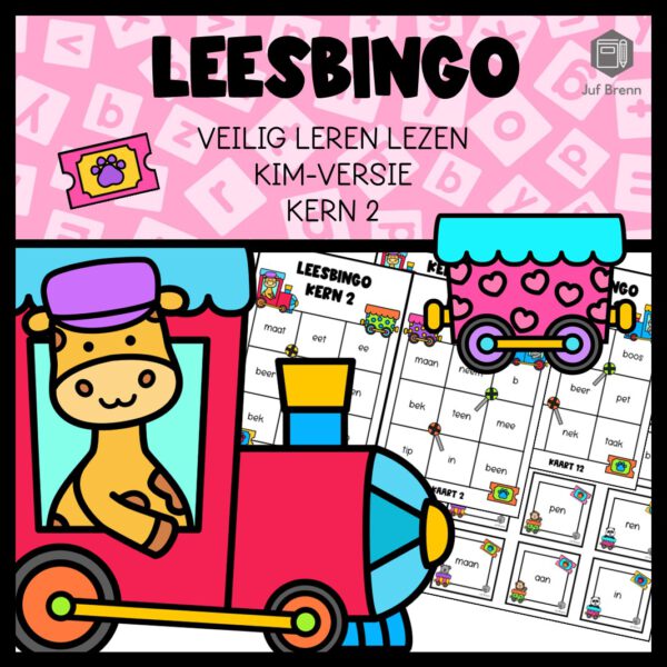 LEESBINGO VEILIG LEREN LEZEN KIM KERN 2
