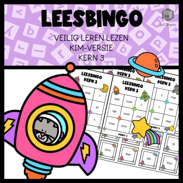 LEESBINGO VEILIG LEREN LEZEN KIM KERN 3
