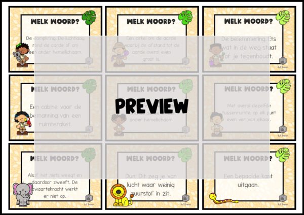 STAAL 1 WOORDEN HOP GROEP 8 THEMA RUIMTE - Afbeelding 4