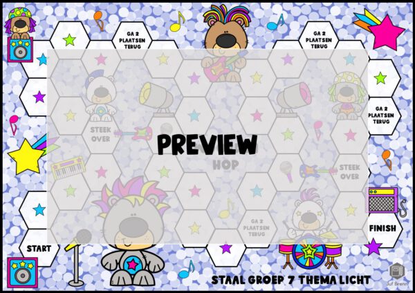 STAAL 1 WOORDEN HOP GROEP 7 THEMA LICHT - Afbeelding 2