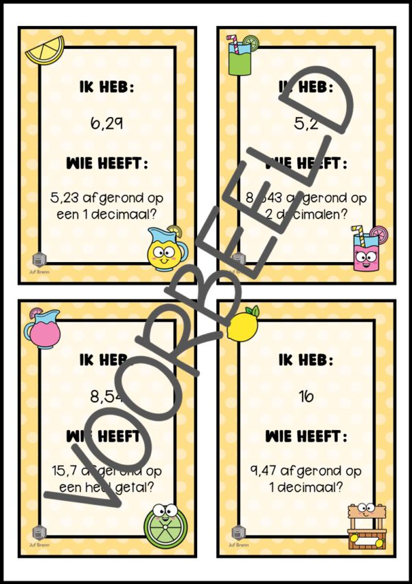 IK HEB WIE HEEFT... KOMMAGETALLEN AFRONDEN MIX - Afbeelding 2
