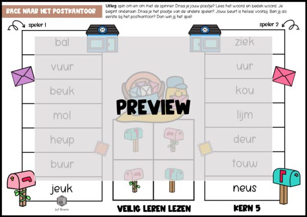 LEESSPELLEN VEILIG LEREN LEZEN KIM KERN 5 - Afbeelding 7